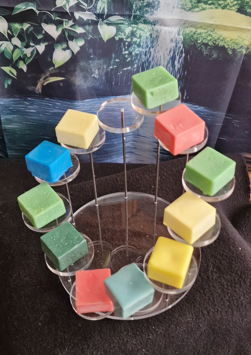 Fondants carrés pour brûleurs